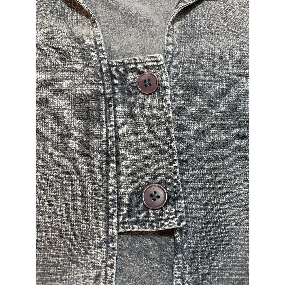 Cross Tree Lane Denim‎ Jacket Y2K style Bell Sleeves Shacket Large Jean - Picture 5 of 7